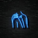 A Thinker Neon Sign | NEON SIGNO® Custom Neon Signs