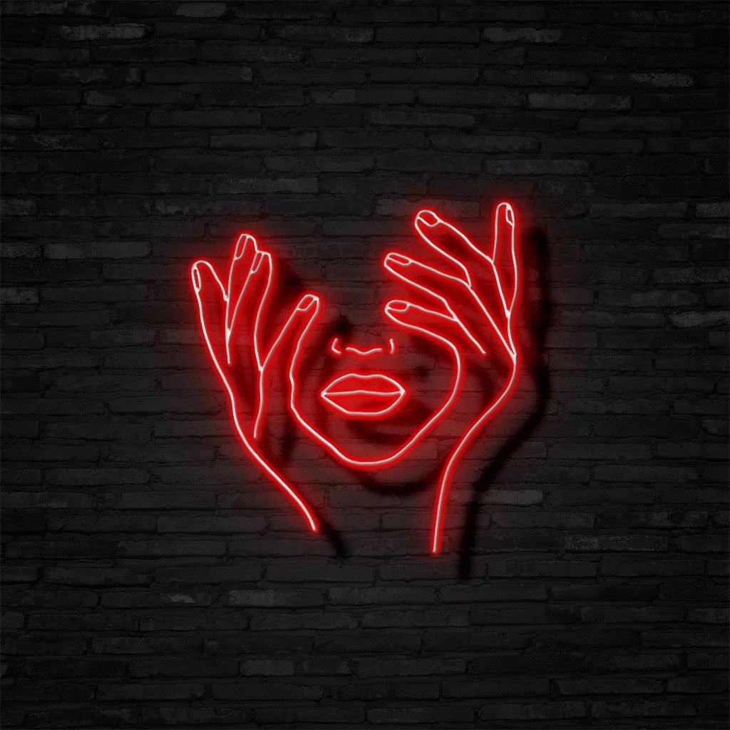 A Thinking Lady Neon Sign | NEON SIGNO® Custom Neon Signs