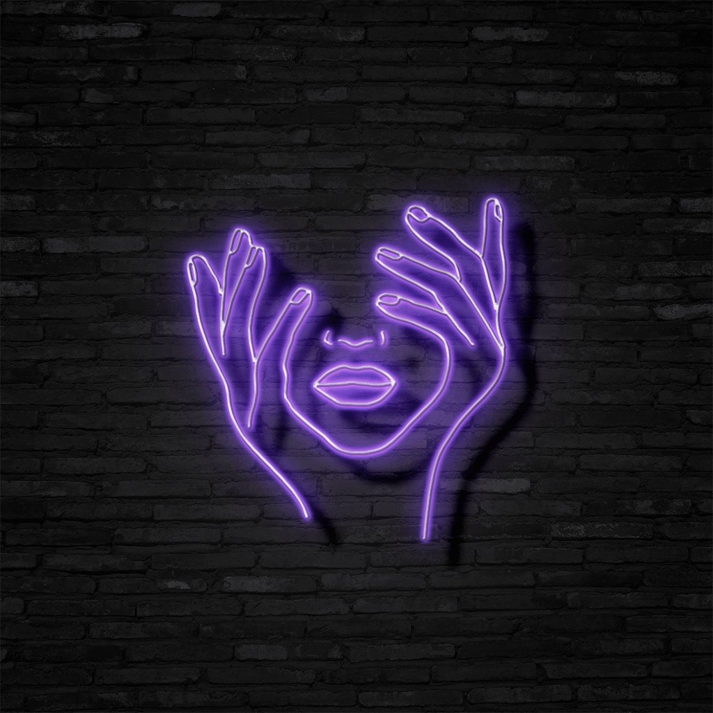 A Thinking Lady Neon Sign | NEON SIGNO® Custom Neon Signs