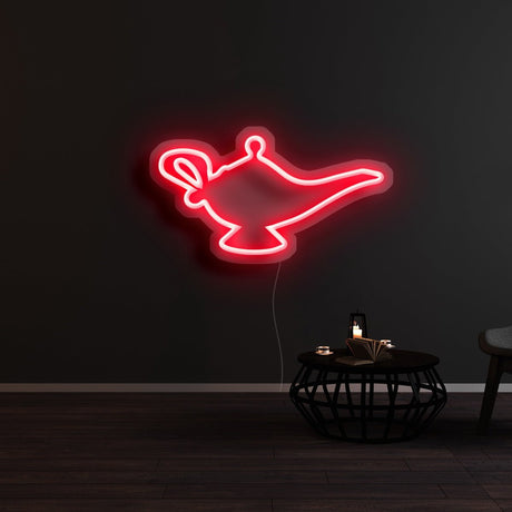 Genie Lamp Neon Sign | NEON SIGNO® Custom Neon Signs