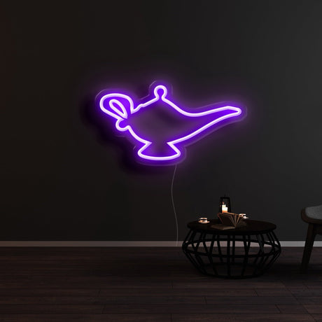 Genie Lamp Neon Sign | NEON SIGNO® Custom Neon Signs