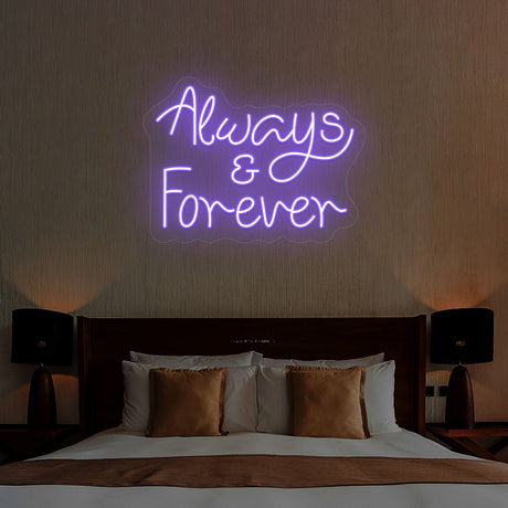 Always And Forever Neon Sign | NEON SIGNO® Custom Neon Signs