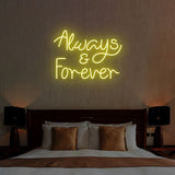 Always And Forever Neon Sign | NEON SIGNO® Custom Neon Signs