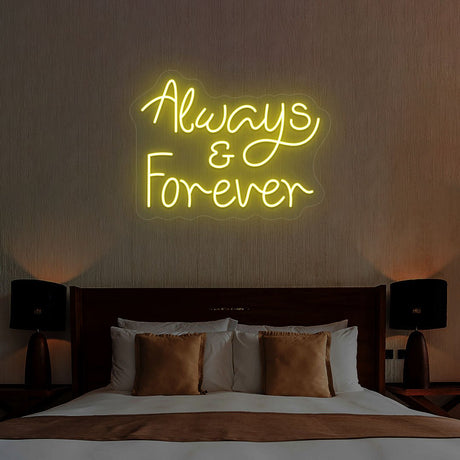 Always And Forever Neon Sign | NEON SIGNO® Custom Neon Signs