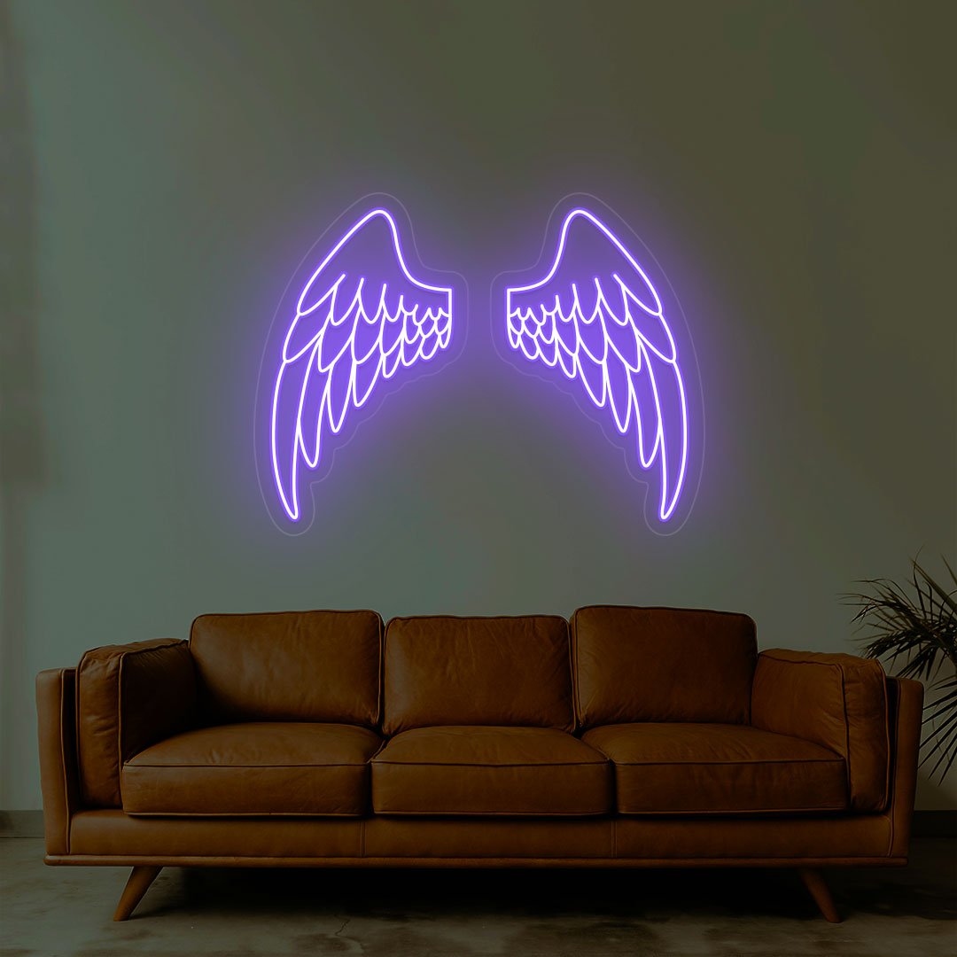 Angel Wings Neon Sign | NEON SIGNO® Custom Neon Signs