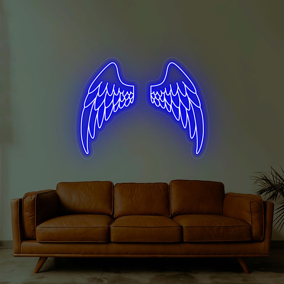 Angel Wings Neon Sign | NEON SIGNO® Custom Neon Signs