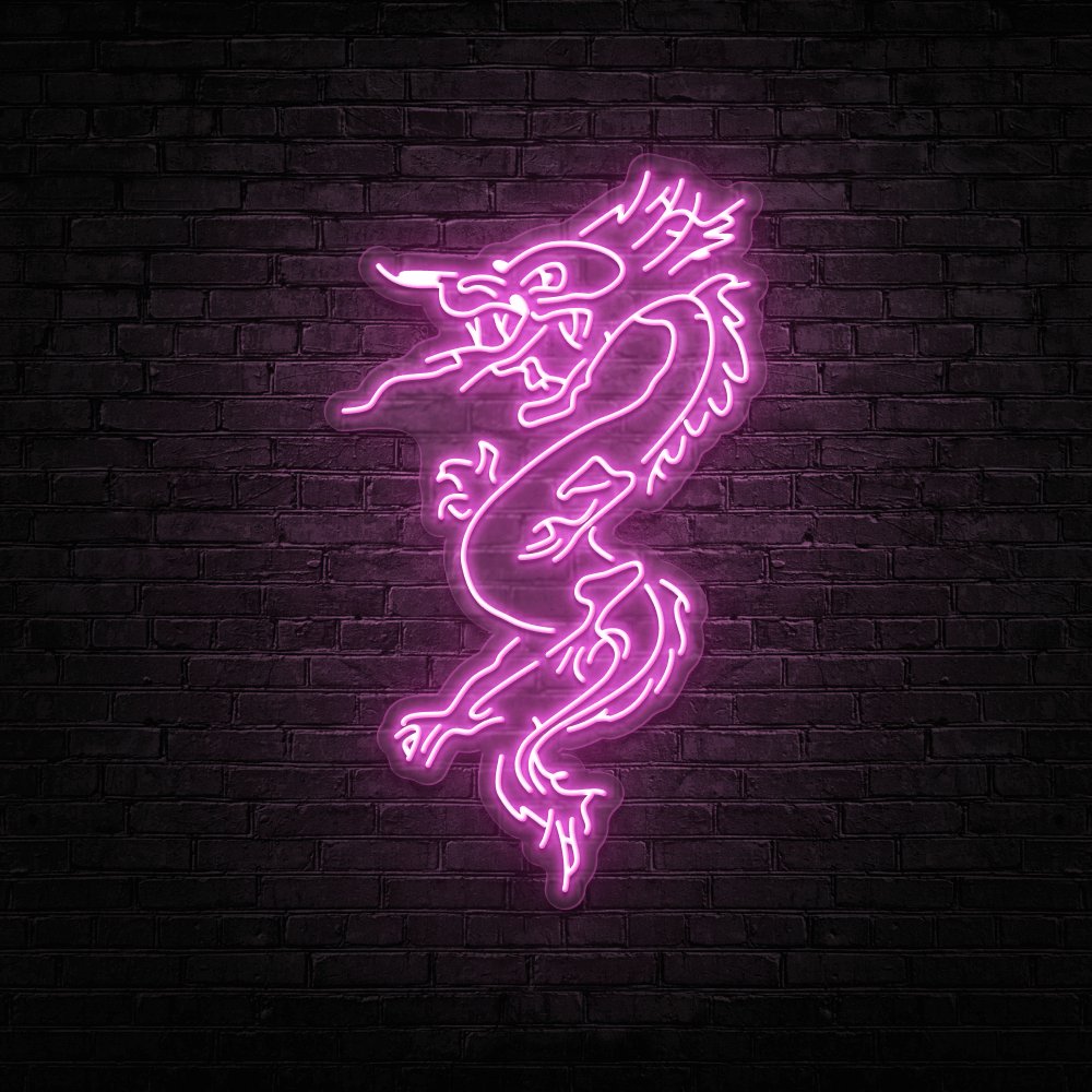 Angry Dragon Neon Sign | NEON SIGNO® Custom Neon Signs