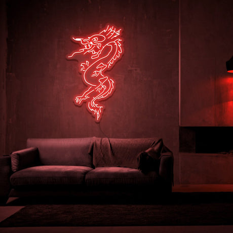 Angry Dragon Neon Sign | NEON SIGNO® Custom Neon Signs