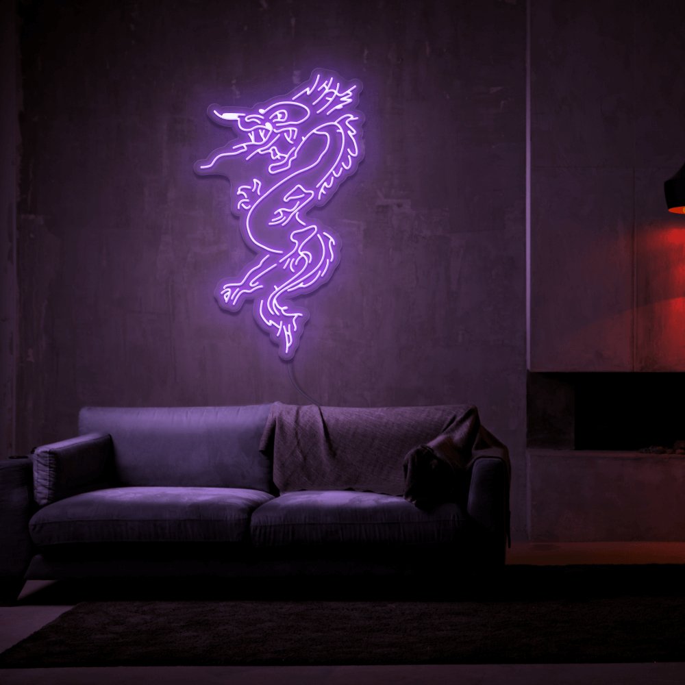 Angry Dragon Neon Sign | NEON SIGNO® Custom Neon Signs