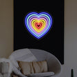 Animated Rainbow Heart Neon Sign | NEON SIGNO® Custom Neon Signs