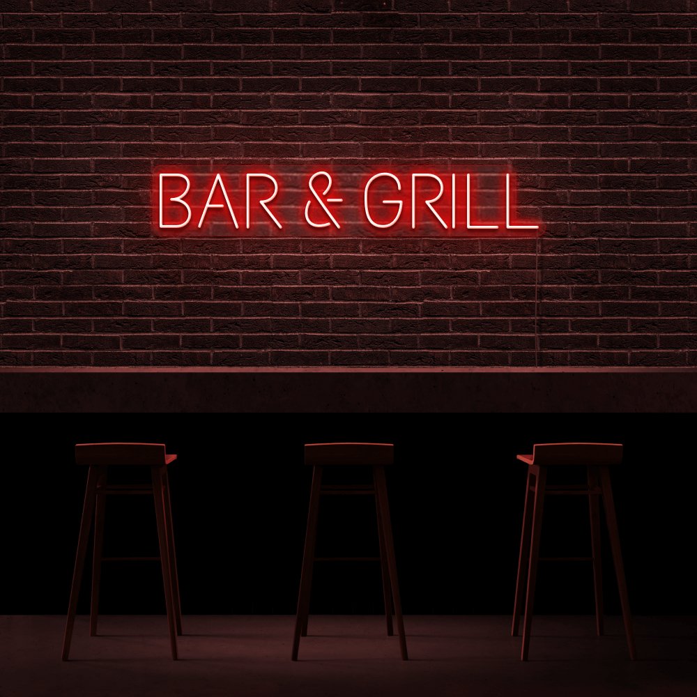 Bar & Grill Neon Sign | NEON SIGNO® Custom Neon Signs