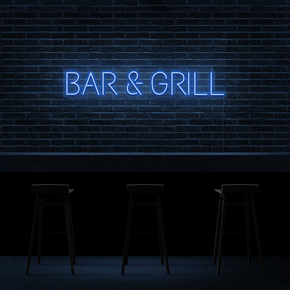 Bar & Grill Neon Sign | NEON SIGNO® Custom Neon Signs