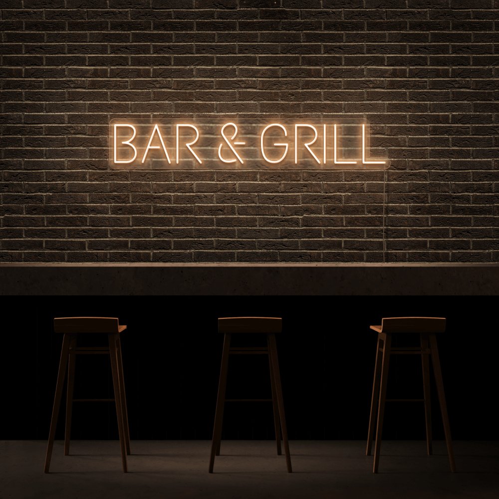 Bar & Grill Neon Sign | NEON SIGNO® Custom Neon Signs