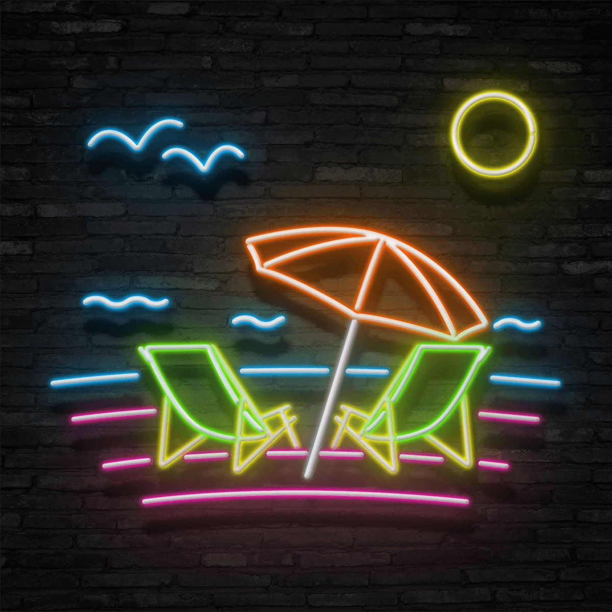 Beach Neon Sign | NEON SIGNO® Custom Neon Signs