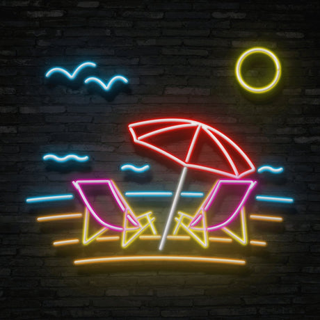 Beach Neon Sign | NEON SIGNO® Custom Neon Signs