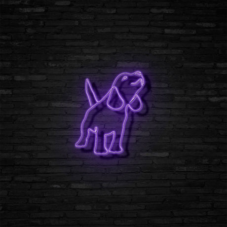 Beagle Neon Sign | NEON SIGNO® Custom Neon Signs