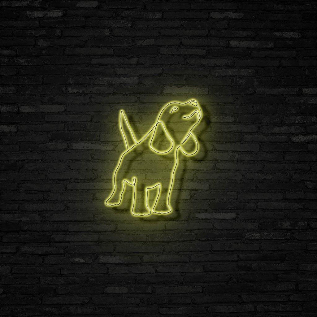 Beagle Neon Sign | NEON SIGNO® Custom Neon Signs