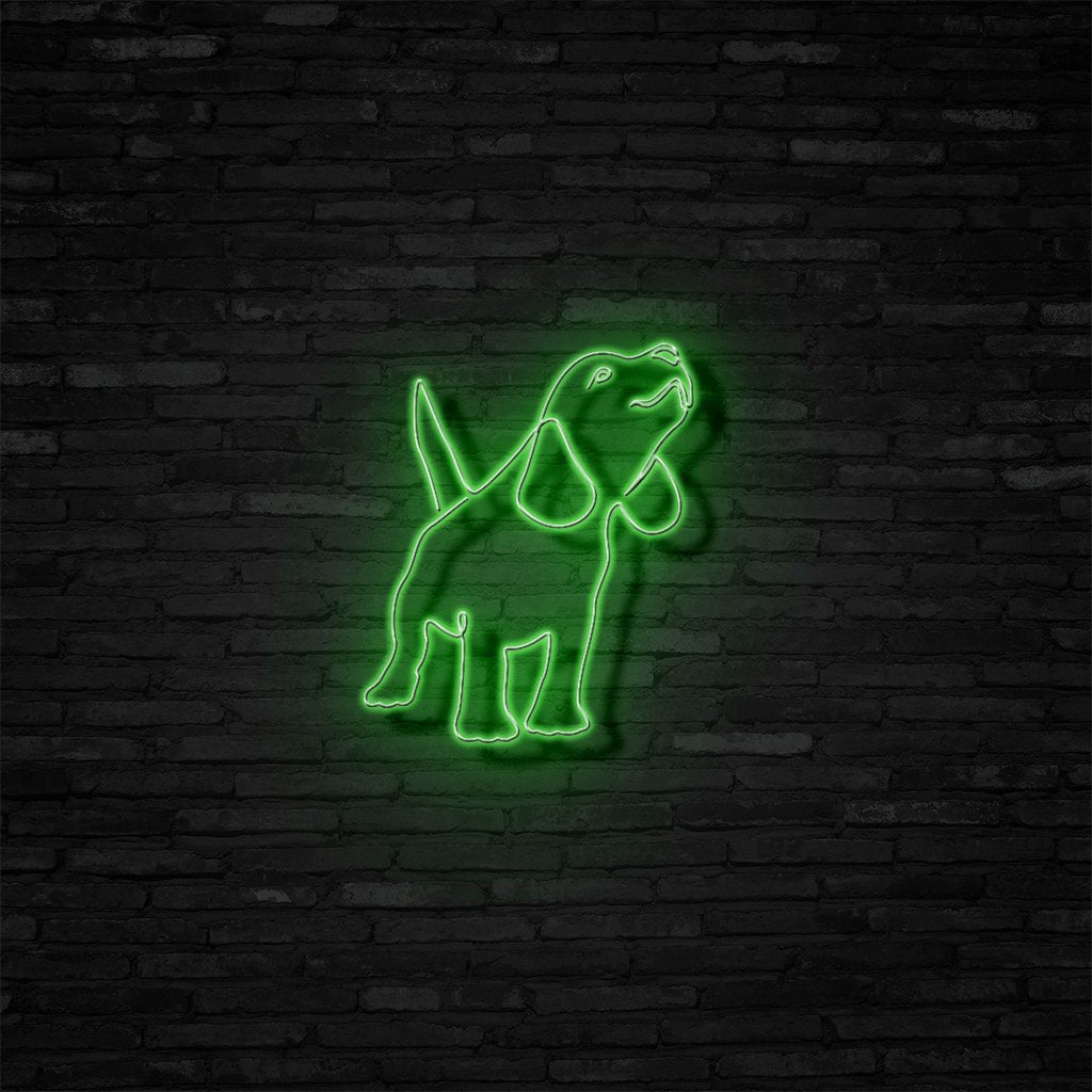 Beagle Neon Sign | NEON SIGNO® Custom Neon Signs