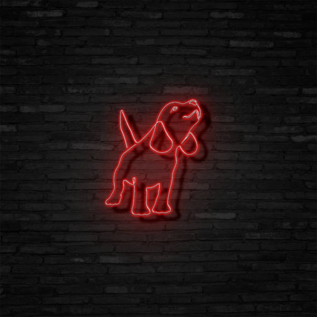 Beagle Neon Sign | NEON SIGNO® Custom Neon Signs