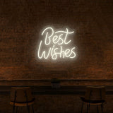 Best Wishes Neon Sign | NEON SIGNO® Custom Neon Signs