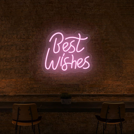 Best Wishes Neon Sign | NEON SIGNO® Custom Neon Signs