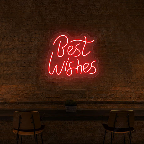 Best Wishes Neon Sign | NEON SIGNO® Custom Neon Signs