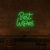 Best Wishes Neon Sign | NEON SIGNO® Custom Neon Signs