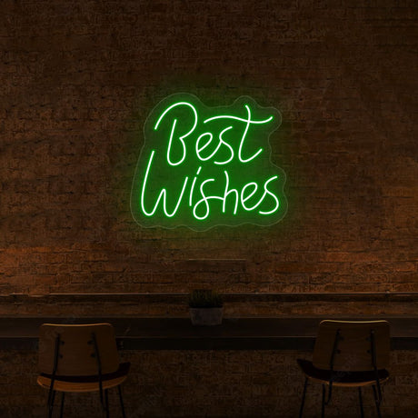 Best Wishes Neon Sign | NEON SIGNO® Custom Neon Signs