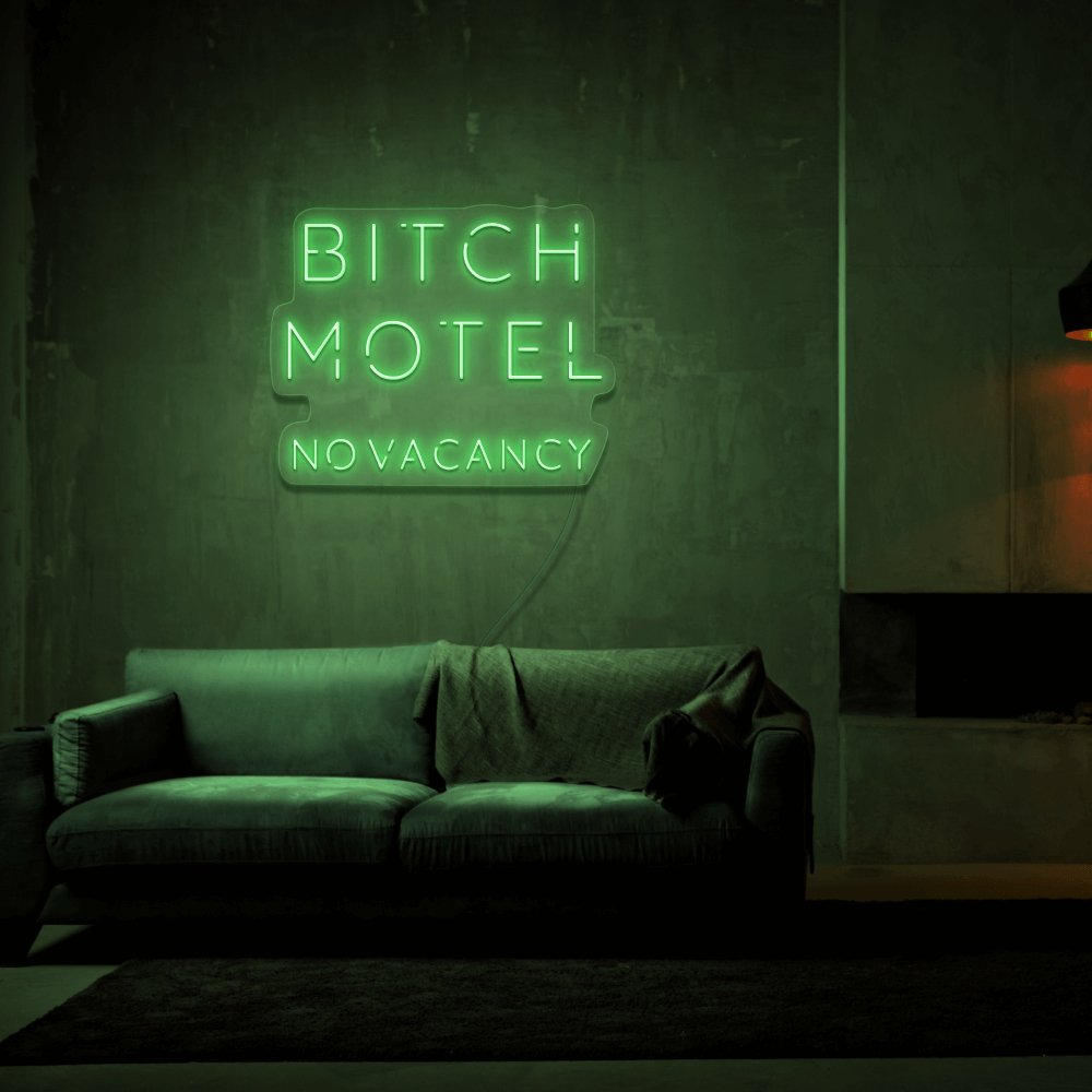 Bitch Motel Neon Sign | NEON SIGNO® Custom Neon Signs