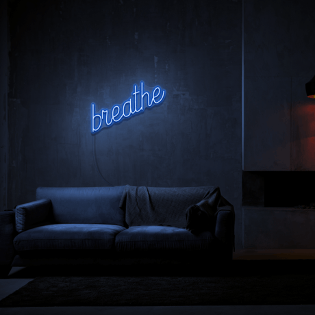 Breathe Neon Sign | NEON SIGNO® Custom Neon Signs