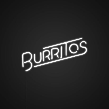 Burritos Neon Sign | NEON SIGNO® Custom Neon Signs