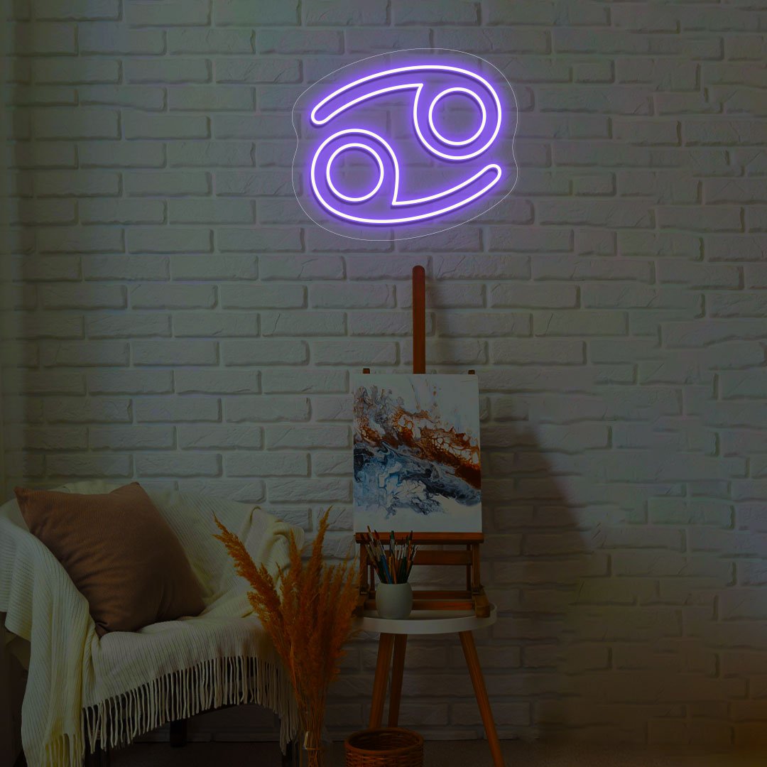 Cancer Zodiac Neon Sign | NEON SIGNO® Custom Neon Signs