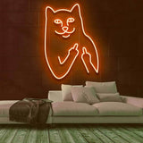 Cat Birdie Neon Sign | NEON SIGNO® Custom Neon Signs