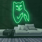 Cat Birdie Neon Sign | NEON SIGNO® Custom Neon Signs