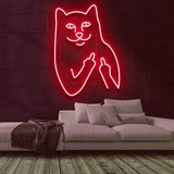 Cat Birdie Neon Sign | NEON SIGNO® Custom Neon Signs