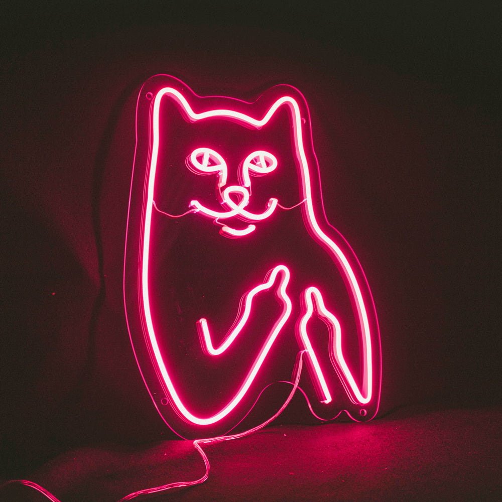 Cat Birdie Neon Sign | NEON SIGNO® Custom Neon Signs