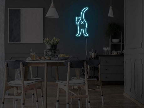 Cat Butt for Cat Lovers Neon Sign | NEON SIGNO® Custom Neon Signs