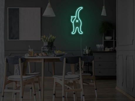 Cat Butt for Cat Lovers Neon Sign | NEON SIGNO® Custom Neon Signs