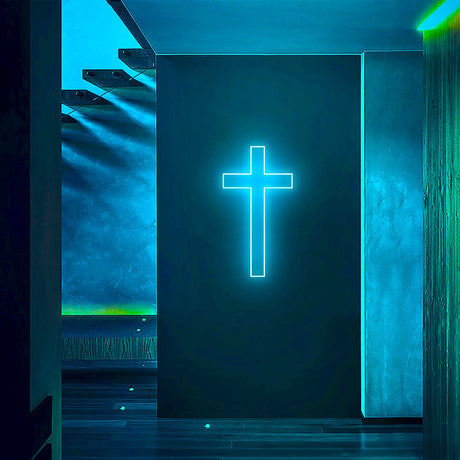 Church Cross Neon Sign | NEON SIGNO® Custom Neon Signs