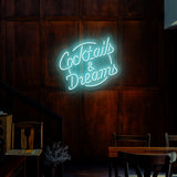 Cocktails And Dreams Neon Sign | NEON SIGNO® Custom Neon Signs