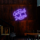 Cocktails And Dreams Neon Sign | NEON SIGNO® Custom Neon Signs