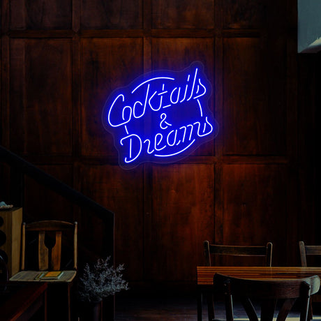 Cocktails And Dreams Neon Sign | NEON SIGNO® Custom Neon Signs