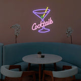 Cocktails Neon Sign | NEON SIGNO® Custom Neon Signs