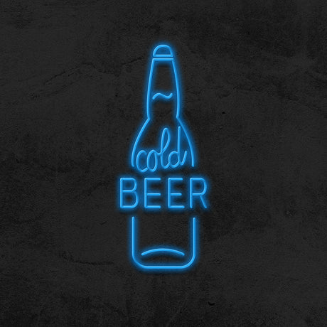 Cold Beer Neon Sign | NEON SIGNO® Custom Neon Signs