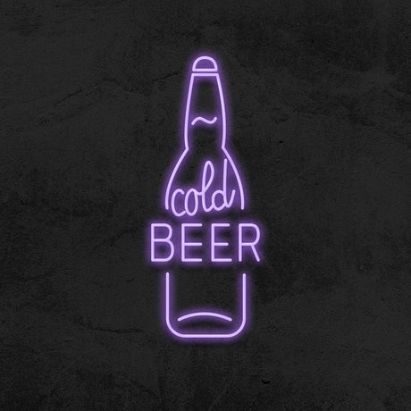 Cold Beer Neon Sign | NEON SIGNO® Custom Neon Signs