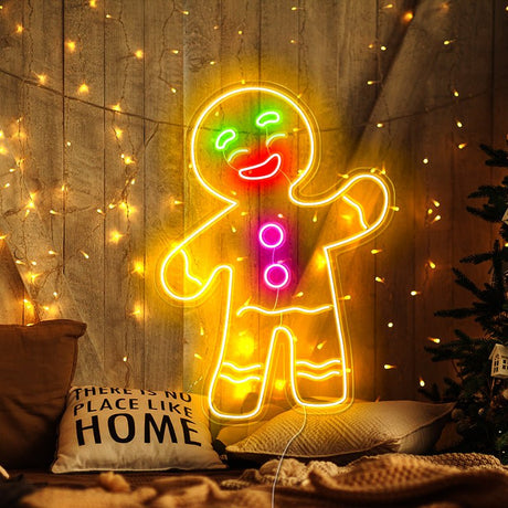 Cool Gingerbread Man Neon light | NEON SIGNO® Custom Neon Signs