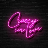 Crazy in Love Neon Sign | NEON SIGNO® Custom Neon Signs