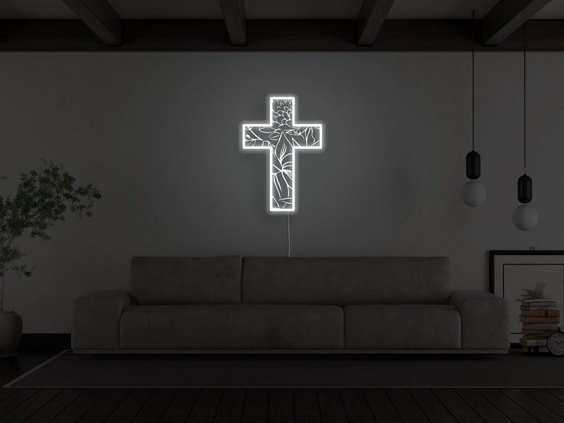 Crucifix Neon Sign | NEON SIGNO® Custom Neon Signs