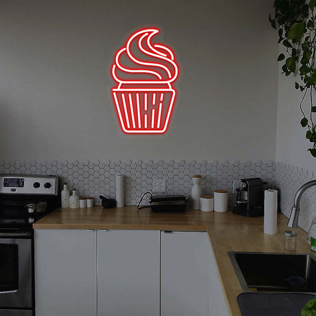 Cupcake Neon Sign | NEON SIGNO® Custom Neon Signs