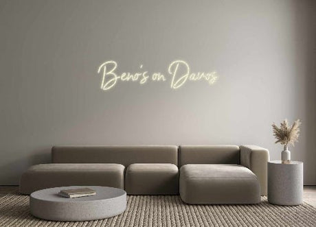 Custom Neon: Beno’s on Davos | NEON SIGNO® Custom Neon Signs